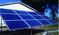Aluminum Solar Panel Ground Mounting Systems Frameless for Home power system solar bracket