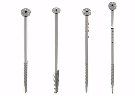 Καλή τιμή. Γρήγορο ασήμι σωρών ελικοειδών βιδών εγκατάστασης για την υψηλή αποδοτικότητα εγκαταστάσεων ηλιακής ενέργειας σε απευθείας σύνδεση