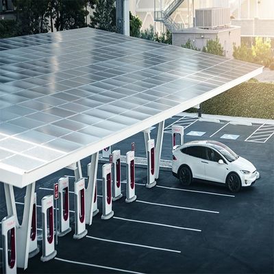 Καλή τιμή. Γαλβανισμένες ηλιακές Carport δομές επιφάνειας SS304 PV σε απευθείας σύνδεση