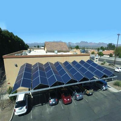 Καλή τιμή. Επάνω σε To130mph ηλιακό Carport 60kw για το επίγειο τοποθετώντας σύστημα χώρων στάθμευσης λιμένων αυτοκινήτων σε απευθείας σύνδεση