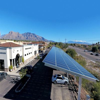 Καλή τιμή. Να τοποθετήσει αργιλίου PV Carport εγκατάστασης διαμόρφωσης ευκολίας ανοικτά έδαφος υποστηρίγματα σε απευθείας σύνδεση