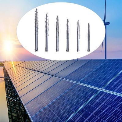 Καλή τιμή. Hot Dip Galvanized Ground Screw Piles 2.75mm 3mm 3.5mm Thickness σε απευθείας σύνδεση