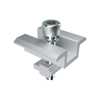 Καλή τιμή. No Drilling Frameless Aluminum Mid End Solar Panel Clamps Mounting Kits σε απευθείας σύνδεση