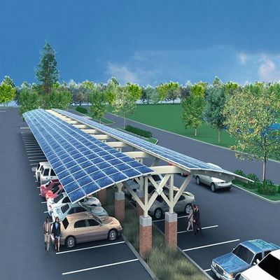 Καλή τιμή. Ηλιακό χώρος στάθμευσης αργίλιο PV που τοποθετεί τις δομές σε απευθείας σύνδεση