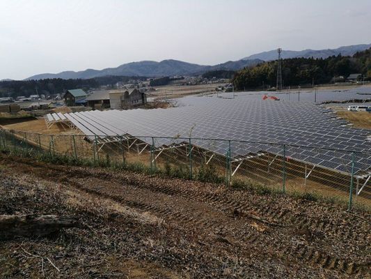 Γαλβανισμένη δομή επίγειων ηλιακή υποστηριγμάτων επίγειων τοποθετώντας συστημάτων Q235B Q345B ηλιακή ηλιακή